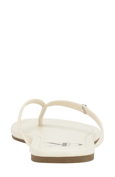 Shop Calvin Klein Crude Flip Flop In Cream