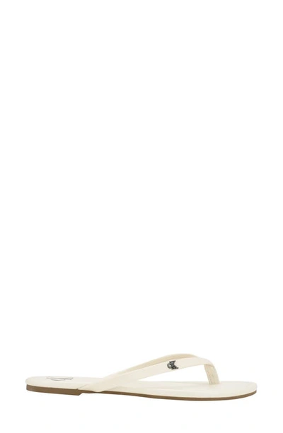 Calvin Klein Women's Crude Slide On Casual Flat Sandals In Cream