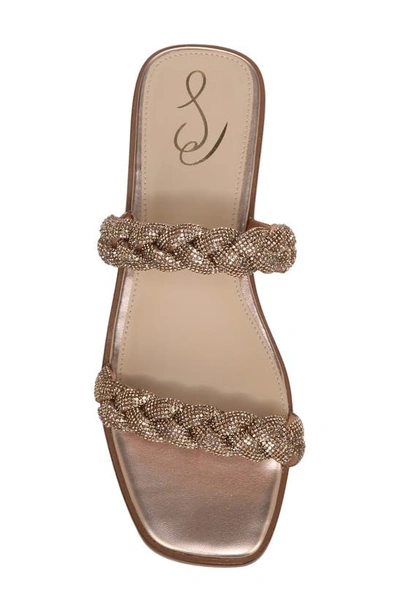 Shop Sam Edelman Inette Slide Sandal In Rose Gold