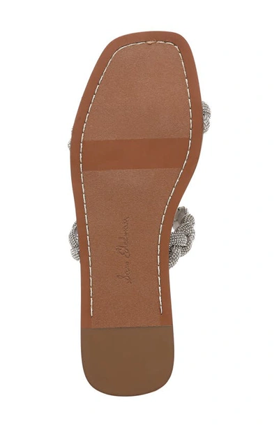 Shop Sam Edelman Inette Slide Sandal In Soft Silver