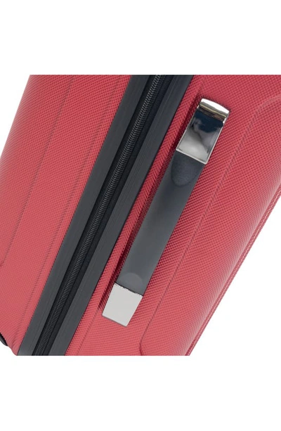 Kenneth Cole Out Of Bounds 20" Hardside Carry-on Luggage In Scarlet Red