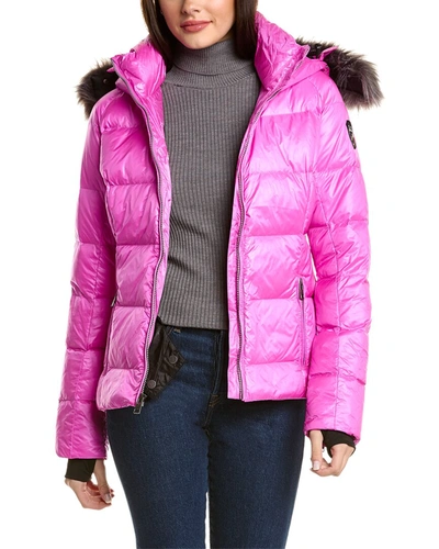 Shop Skea Elsa Down Jacket In Pink