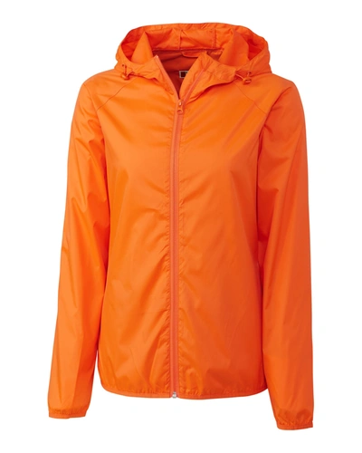 Shop Clique Ladies' Reliance Lady Packable Jacket In Orange