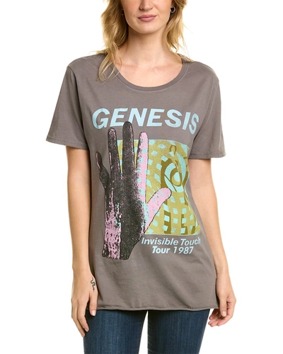 Shop Recycled Karma Genesis Invisible Touch 1987 Tour T-shirt In Grey