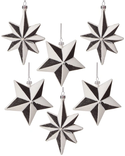 Shop Kurt Adler 5.3in Star Christmas Ornaments Set Of 6