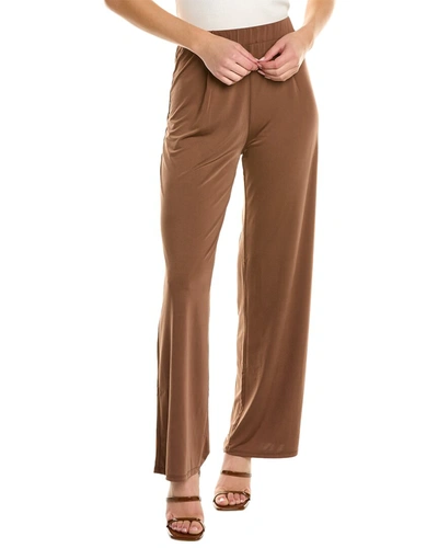 Shop Krisa Pleated Pant In Brown