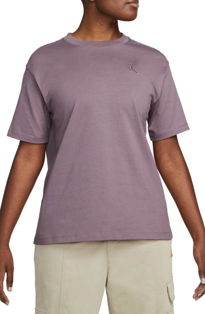 Shop Jordan Essentials Girlfriend T-shirt In Sky Mauve
