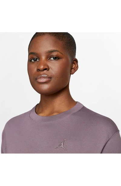 Shop Jordan Essentials Girlfriend T-shirt In Sky Mauve