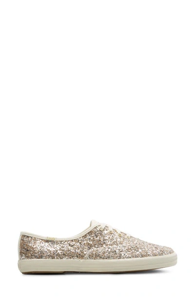 Keds Champion Glitter Celebrations Sneakers In Gold