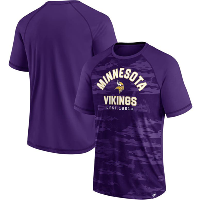 Shop Fanatics Branded Purple Minnesota Vikings Hail Mary Raglan T-shirt