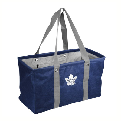 Shop Logo Brands Toronto Maple Leafs Crosshatch Picnic Caddy Tote Bag In Blue