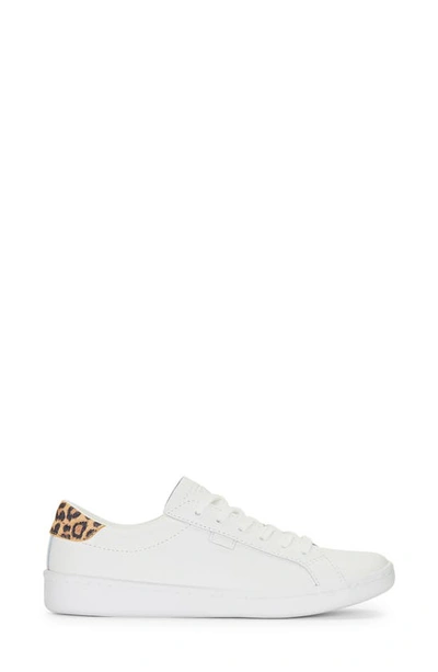 Shop Keds Ace Leo Leather Sneaker In White/ Tan