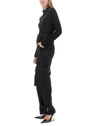 Shop Gcds Cargo Pants In Black