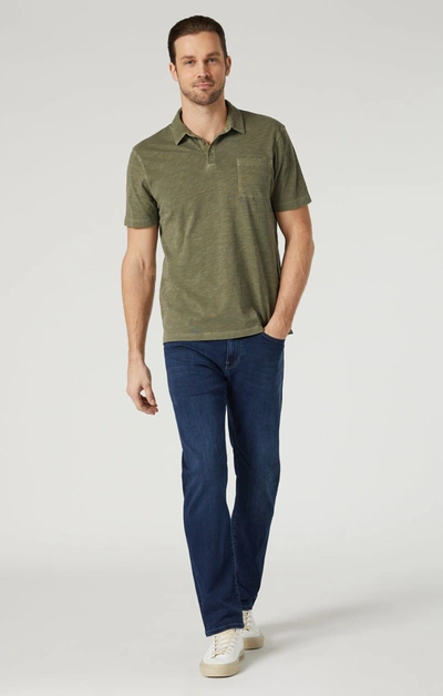 Mavi Zach Straight Leg In Dark Supermove