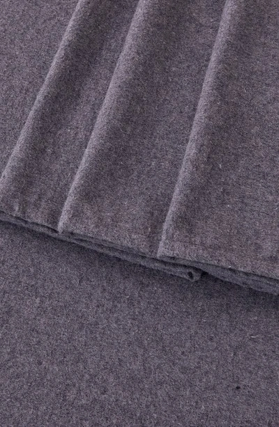 Shop Woven & Weft Heathered Turkish Cotton Flannel Sheet Set In Heathered Acai Purple