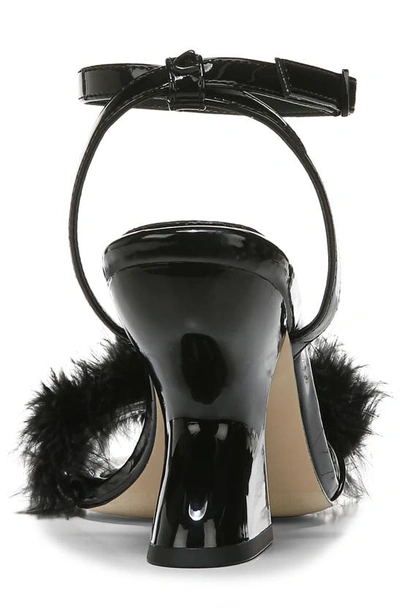 Circus Ny Brenna Feather Ankle Strap Sandal In Black