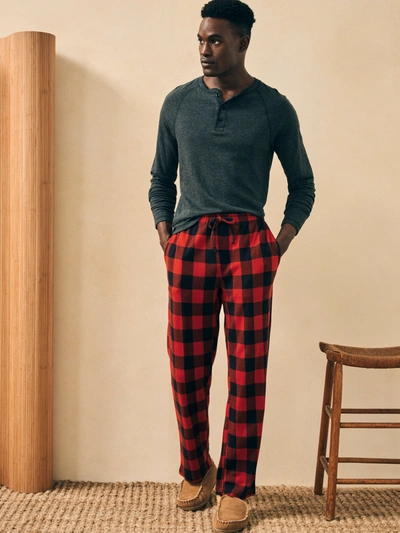 Shop Faherty Legend&trade; Pajama Pants In Red Black Buffalo