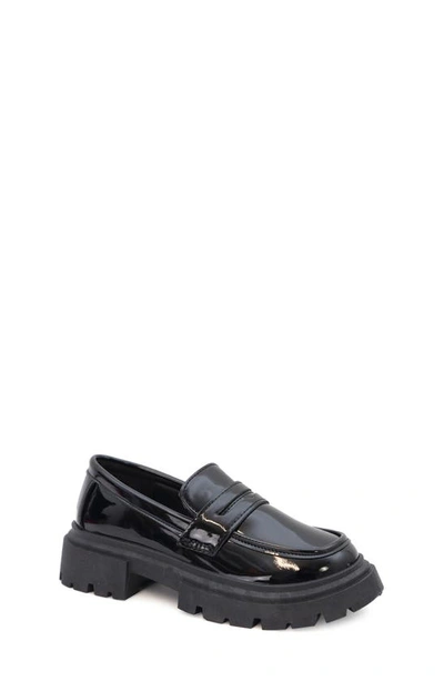 Shop Yoki Kids' Penny Loafer In Black