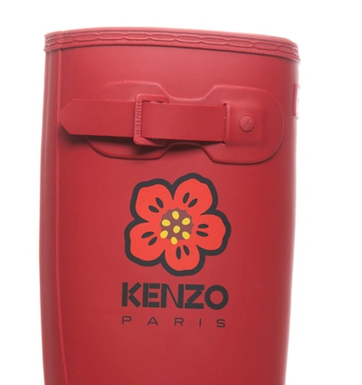 Shop Kenzo Boots In Red