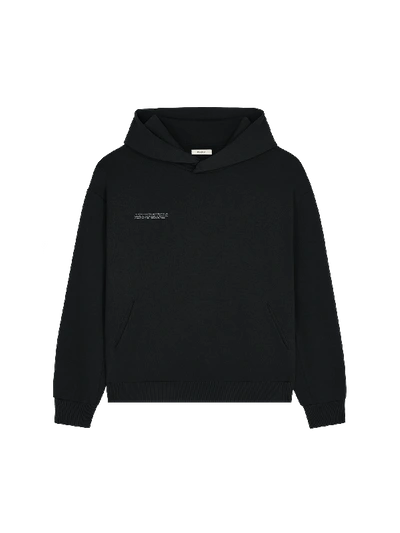 Pangaia Black 365 Hoodie In Black