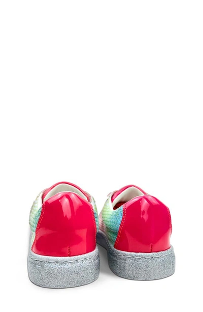 Shop Yosi Samra Kids' Miss Harper Sneaker In Pink Sequin