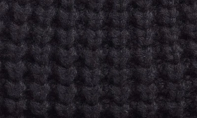 Shop Allsaints Thermal Knit Beanie In Cinder Black Marl