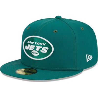 Shop New Era Green New York Jets  Main 59fifty Fitted Hat