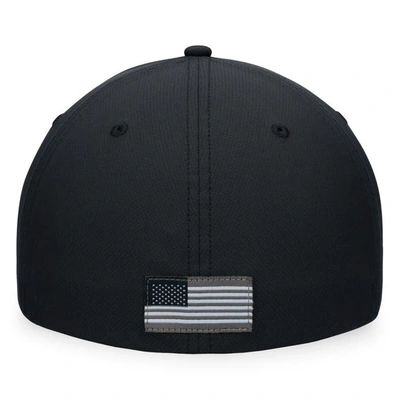 Shop Top Of The World Black Arkansas Razorbacks Oht Military Appreciation Camo Render Flex Hat