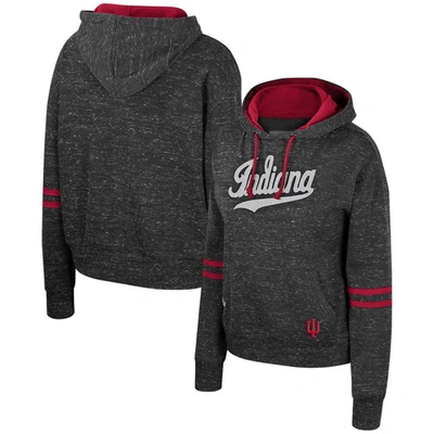 Shop Colosseum Charcoal Indiana Hoosiers Catherine Speckle Pullover Hoodie