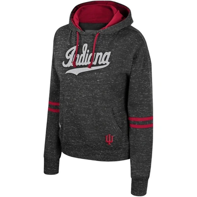 Shop Colosseum Charcoal Indiana Hoosiers Catherine Speckle Pullover Hoodie