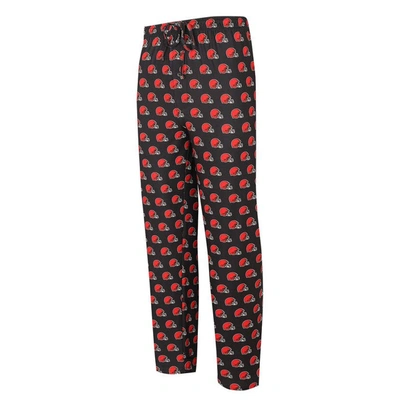 Shop Concepts Sport Brown Cleveland Browns Gauge Allover Print Knit Sleep Pants