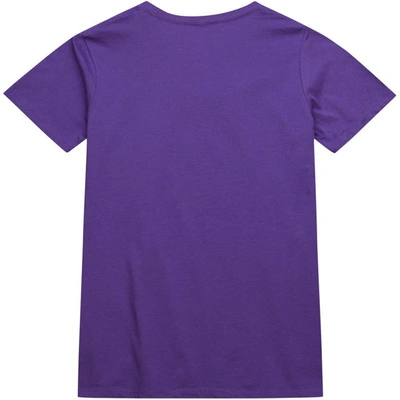 Shop Mitchell & Ness Unisex   Purple Toronto Raptors Hardwood Classics Mvp Throwback Logo T-shirt