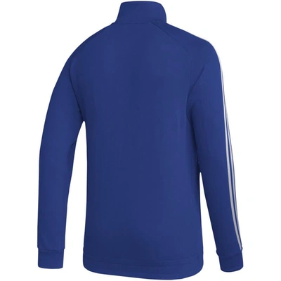 Shop Adidas Originals Adidas  Blue St. Louis Blues Raglan Full-zip Track Jacket
