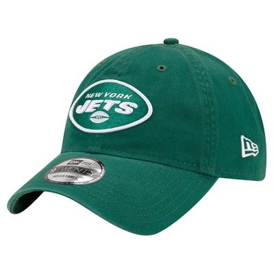 Shop New Era Green New York Jets Distinct 9twenty Adjustable Hat