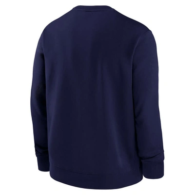 Shop Nike Navy Paris Saint-germain Club Pullover Sweatshirt