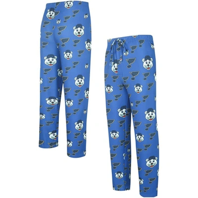 Shop Concepts Sport Blue St. Louis Blues Gauge Allover Print Knit Sleep Pants