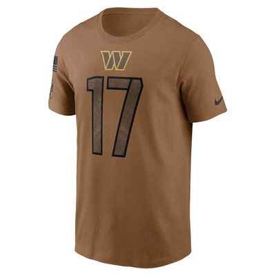 Shop Nike Terry Mclaurin Brown Washington Commanders 2023 Salute To Service Name & Number T-shirt