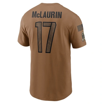 Shop Nike Terry Mclaurin Brown Washington Commanders 2023 Salute To Service Name & Number T-shirt