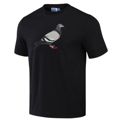 Shop Staple Nba X  Black All Teams Flock T-shirt