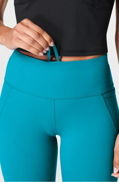 Shop Sweaty Betty Power Workout Pocket Leggings In Future Blue