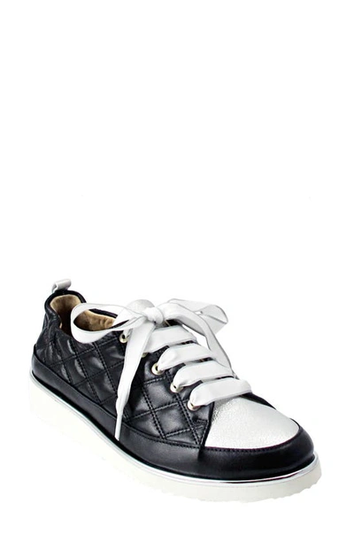 Shop Ron White Novella Quilted Sneaker In Onyx