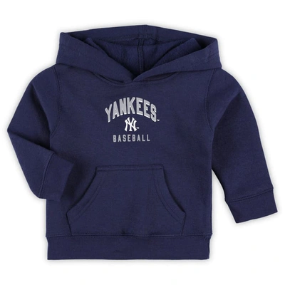 Shop Outerstuff Infant Navy/heather Gray New York Yankees Play By Play Pullover Hoodie & Pants Set