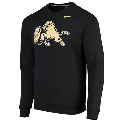 Shop Nike Black Colorado Buffaloes Vintage School Logo Pullover Sweatshirt