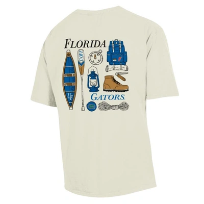 Shop Comfort Wash Cream Florida Gators Camping Trip T-shirt