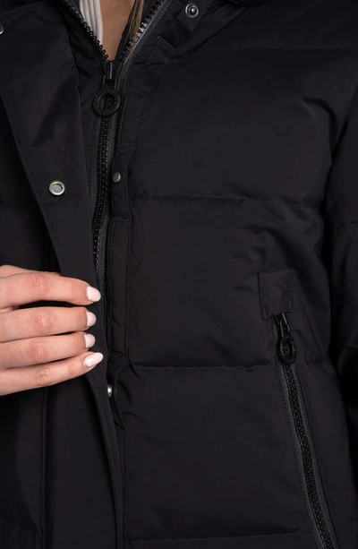 Shop Lole Après Waterproof Down Parka In Black Beauty