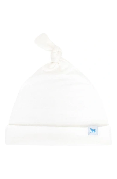 Shop Little Unicorn Stretch Knit Hat & Swaddle Set In White