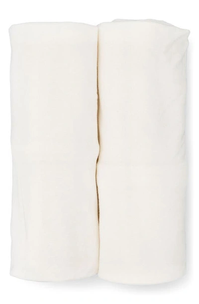 Little Unicorn 2-pack Knit Swaddle In White