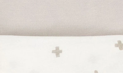 Little Unicorn 2-pack Knit Swaddle In Grey Cross