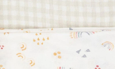 Little Unicorn 2-pack Knit Swaddle In Micro Rainbows