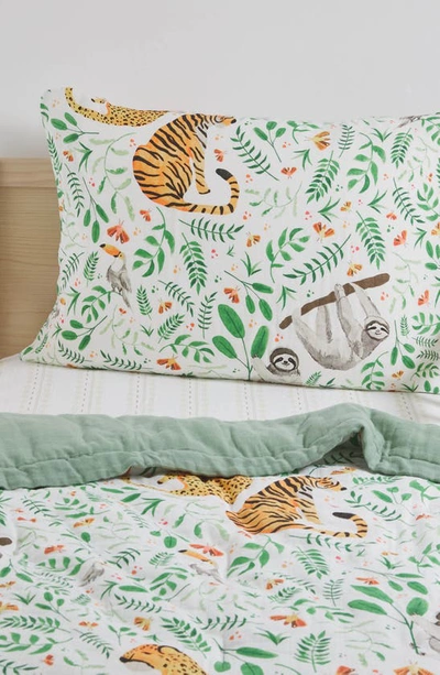 Shop Little Unicorn Toddler Cotton Muslin Bedding Set In Jungle